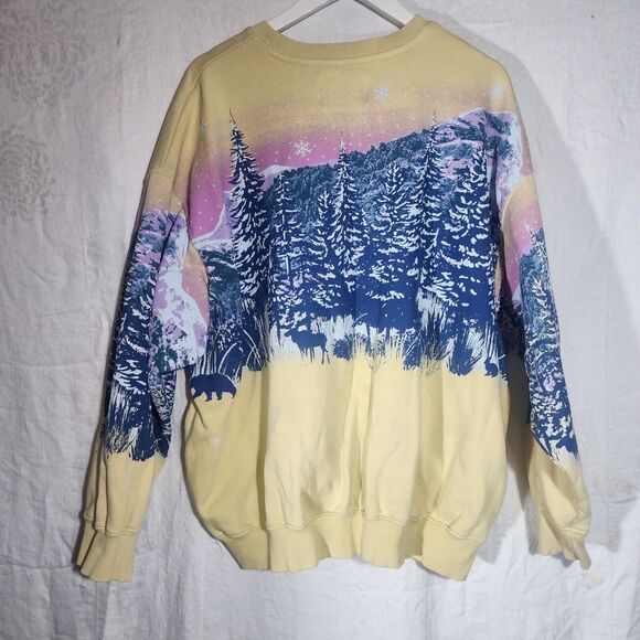 URBAN OUTFITTERS sz L Wilder Washington crewneck sweatshirt oversized - Picture 6 of 8
